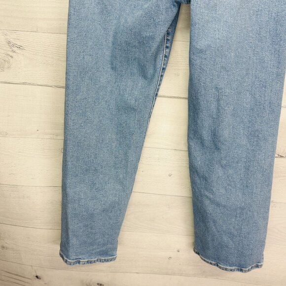 Levi’s Ribcage Straight Ankle Jeans Womens 27x27 Button Fly Denim High Rise - Picture 8 of 15